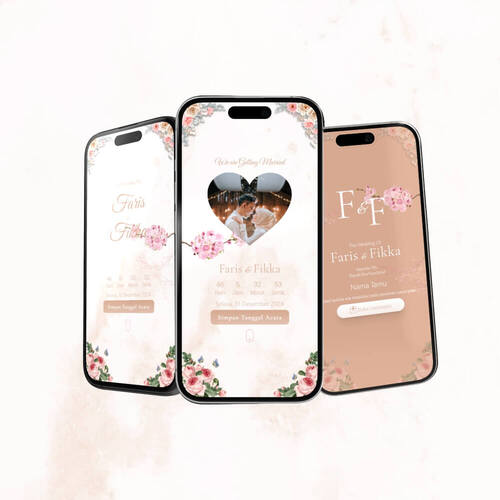 Graceful Light of Soft Pink Flowers